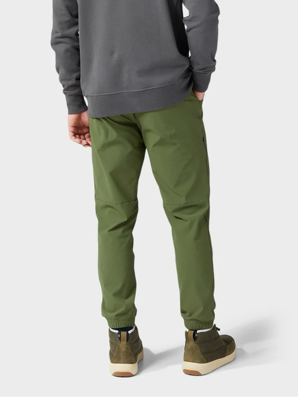 Stio Men's Pinedale Jogger in Pine Forest Heather